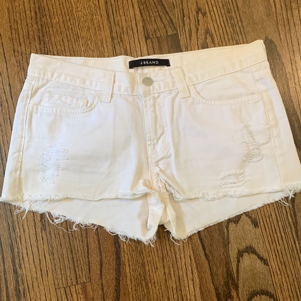 J Brand White Shorts
